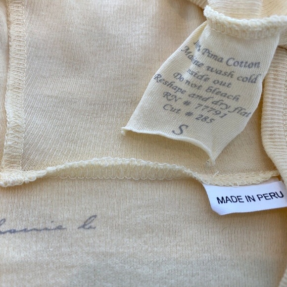 STEPHANIE B YELLOW LONG SLEEVE HOODIE SMALL NWOTS! - Picture 15 of 15